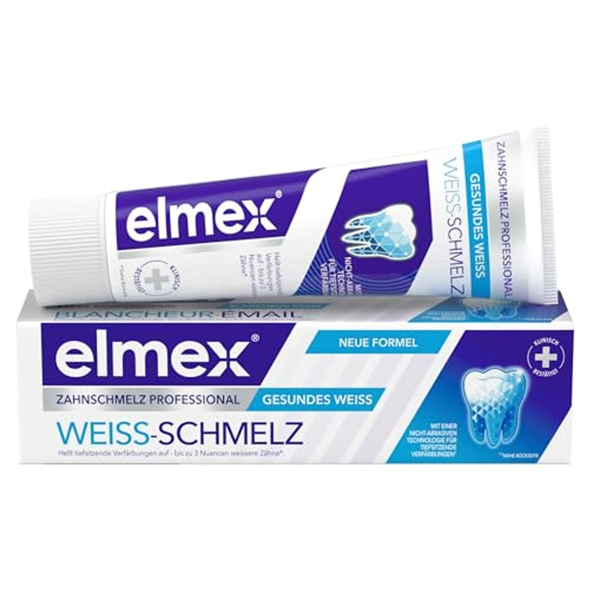 ELMEX Tandglazuur Professional witte melt tandpasta 75 ml – ELMEX
