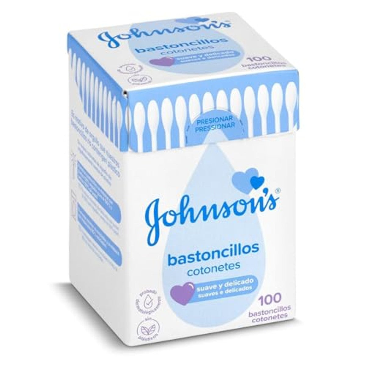 Johnson's Baby Wattenstaafjes 100 - 3-pack – foto 2