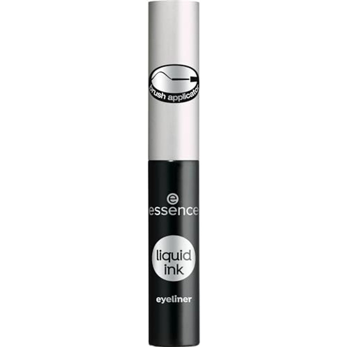 essence liquid ink eyeliner, nr. 01, zwart, definiërend, veganistisch, zonder microplasticdeeltjes, zonder parfum, zonder parabenen, per stuk verpakt (3 ml) – Essence Cosmetics
