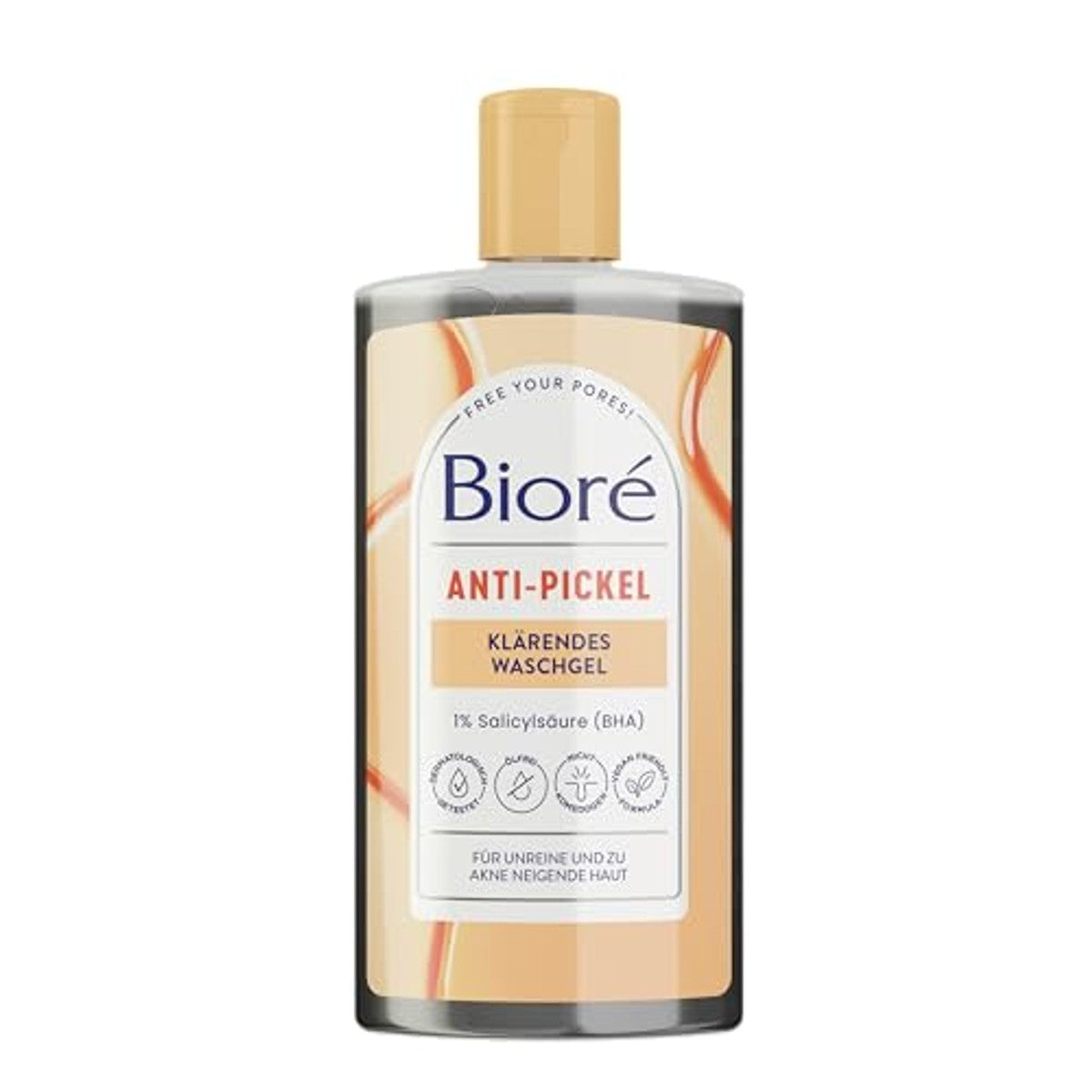 Bioré Anti-puistjes Wasgel actieve kool 3 x 200 ml - Voordeelverpakking