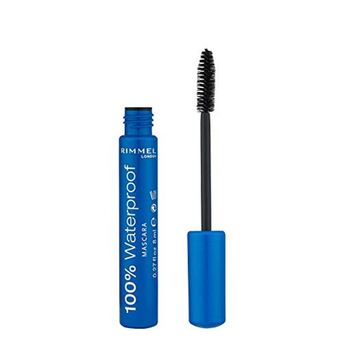 Rimmel Wasserdichte Mascara, Braun Schwarz, 8ml (1er Pack) – Rimmel London