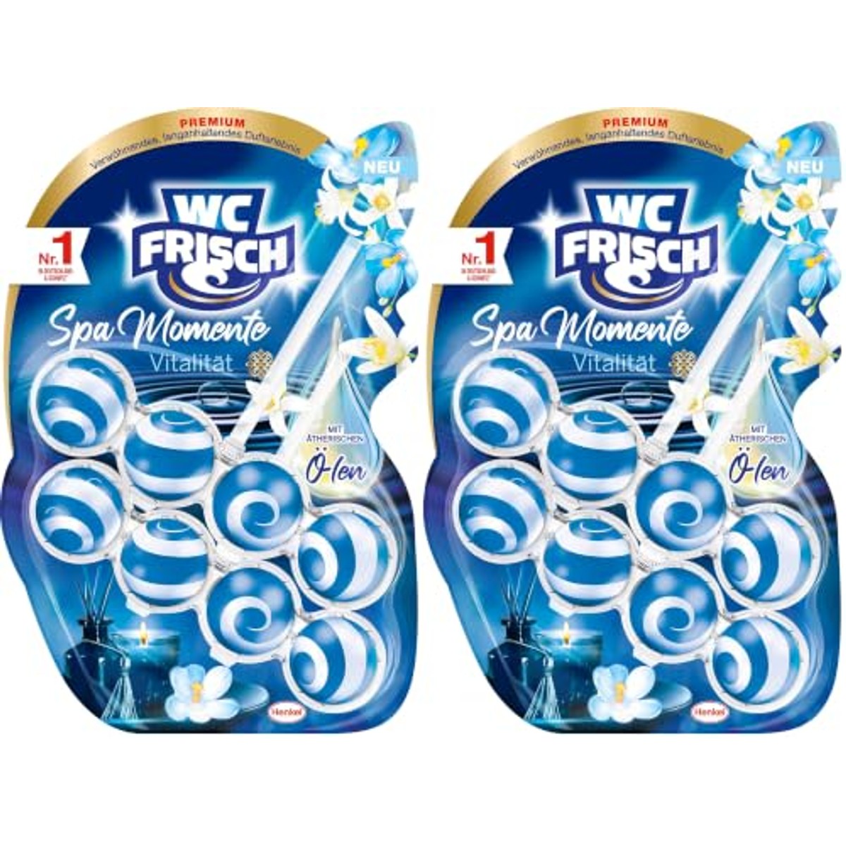 WC-Frisch Spa Momente Vitalität Toilettensteen (2 x 50 g) – WC-Frisch