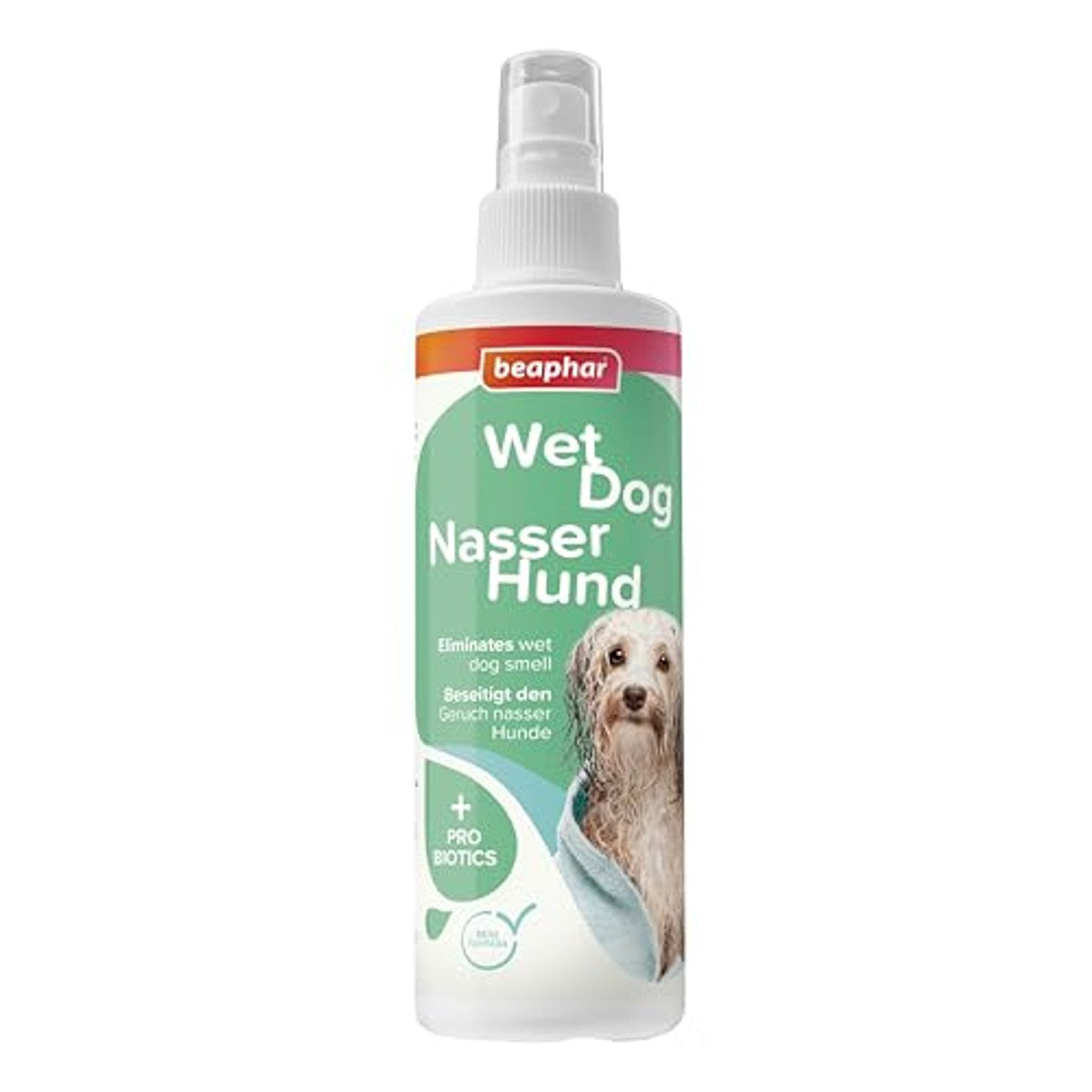 beaphar - Natte hondenspray - geurneutralisator voor natte hondenvacht - tegen hondengeur na regen en baden - zacht voor de huid - voor alle hondenrassen - 250 ml – beaphar