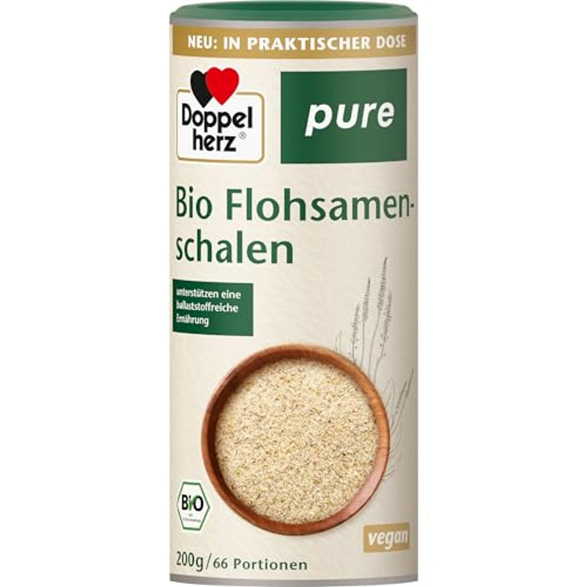 Doppelherz Pure Biologische Vlooienzaadschalen 200 g - 3-pack