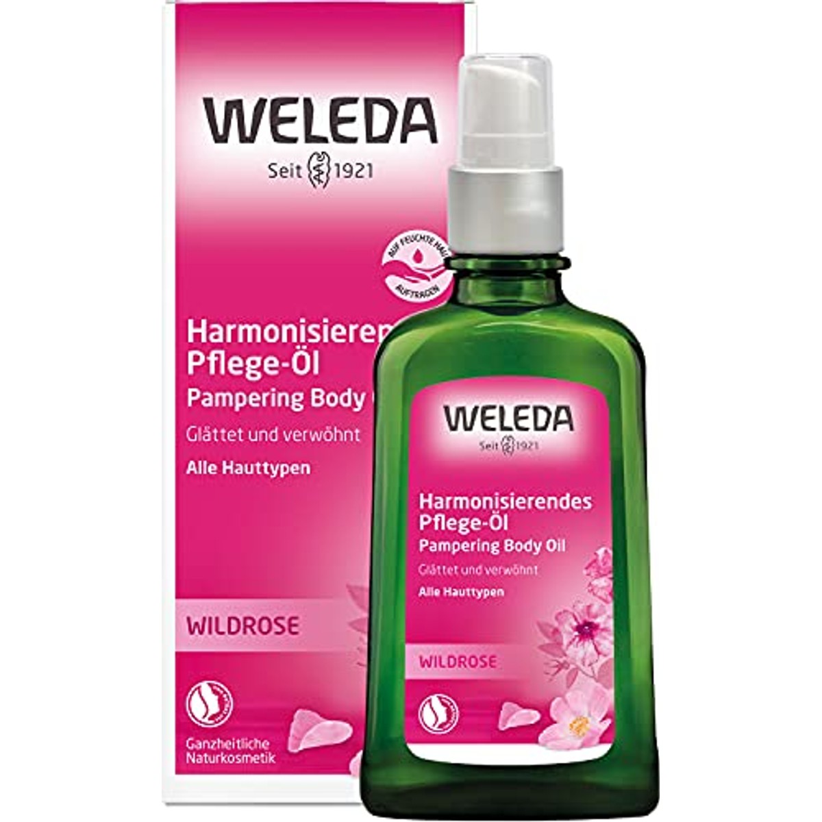 Weleda Wilde Rozen Body-olie 100 ml Droge Huid
