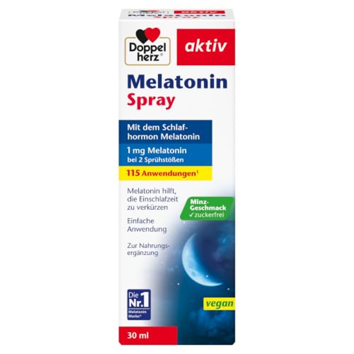 Doppelherz Melatonine Spray met Muntsmaak 30 ml - 6-pack