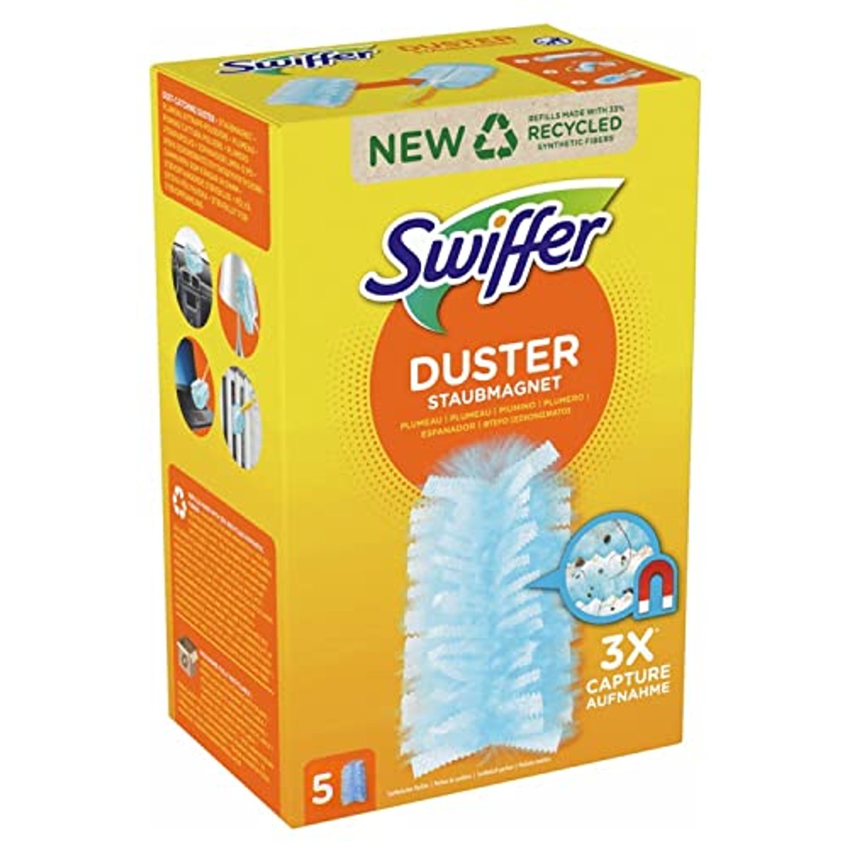 Swiffer stofmagneetdoekjes navulling, 5 stuks – Swiffer