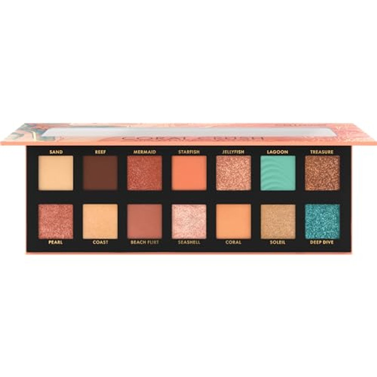 Catrice Coral Crush Slim oogschaduwpalet 030 14 kleuren 10,6 g - 3-pack