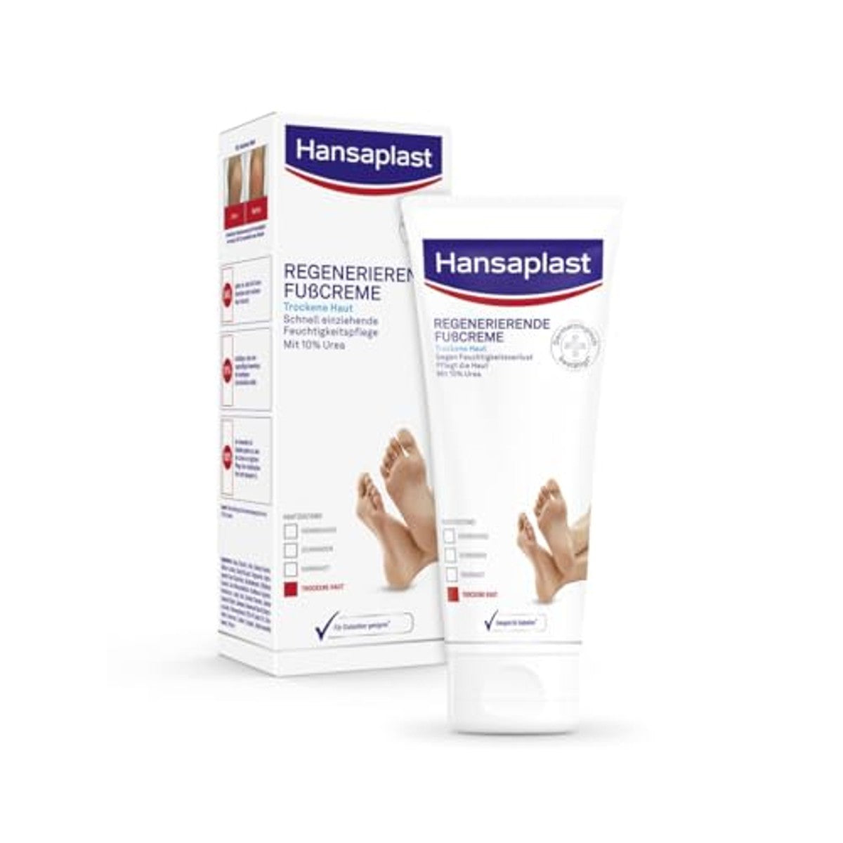 Hansaplast Regenererende voetcrème 6 x 100 ml - Voordeelverpakking