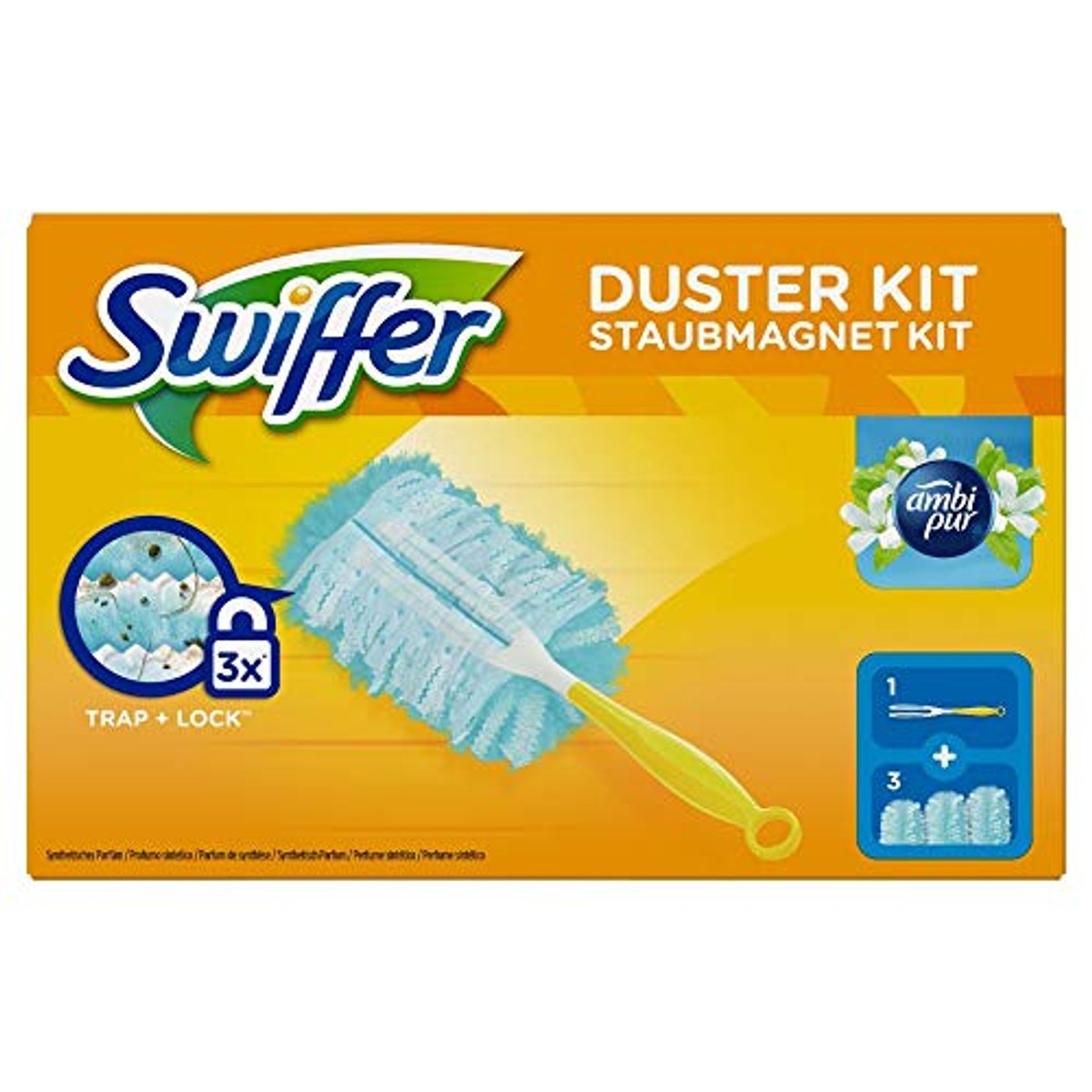 Swiffer Fabreze Duster Starter Kit groen Ambi-pur 1 + 3 – Swiffer