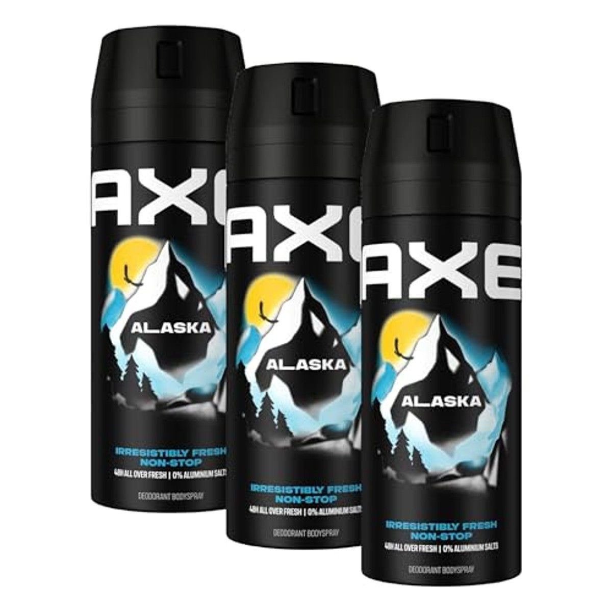 Axe Alaska Bodyspray zonder aluminium 3 x 150 ml – Axe