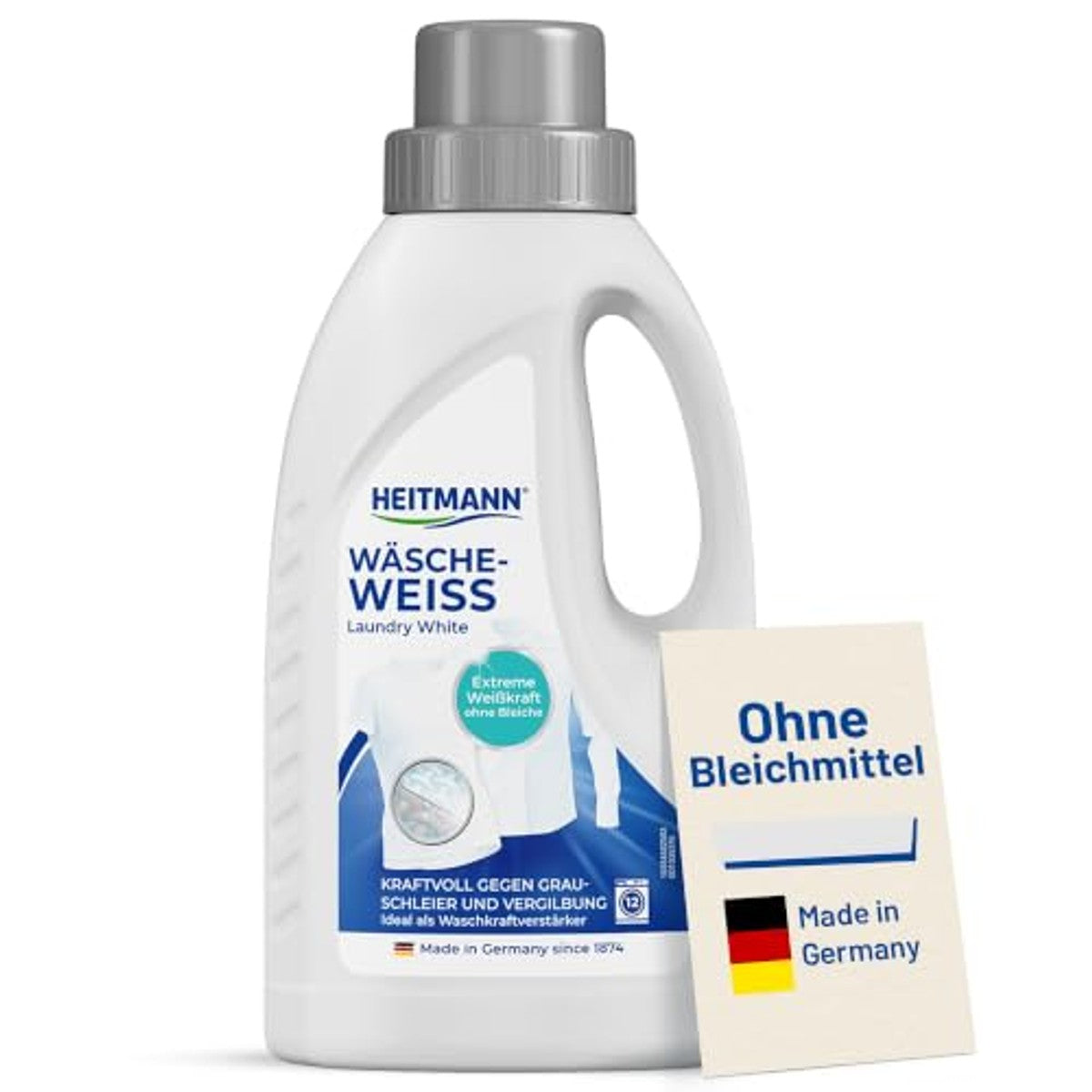 HEITMANN Waswit Vloeibare Witte Kracht 3 x 500 ml - Voordeelverpakking