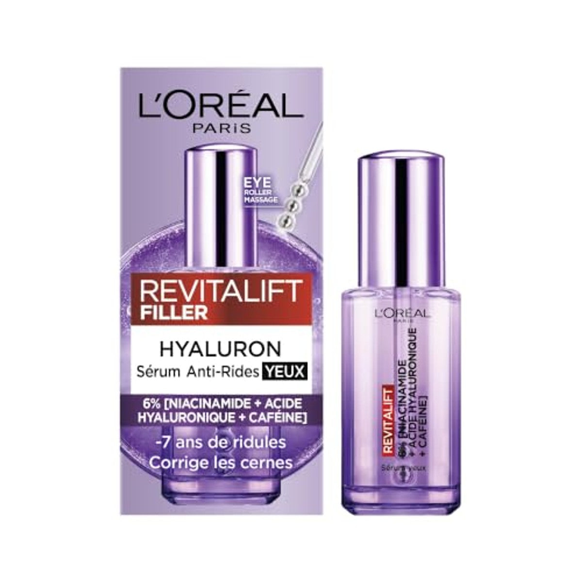 L'Oréal Paris Revitalift Filler Oogserum 3 x 20 ml - Voordeelverpakking