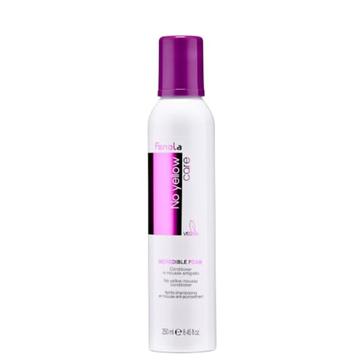 Fanola No Yellow Care Incredible Foam Mousse Conditioner 250 ml - 3-pack