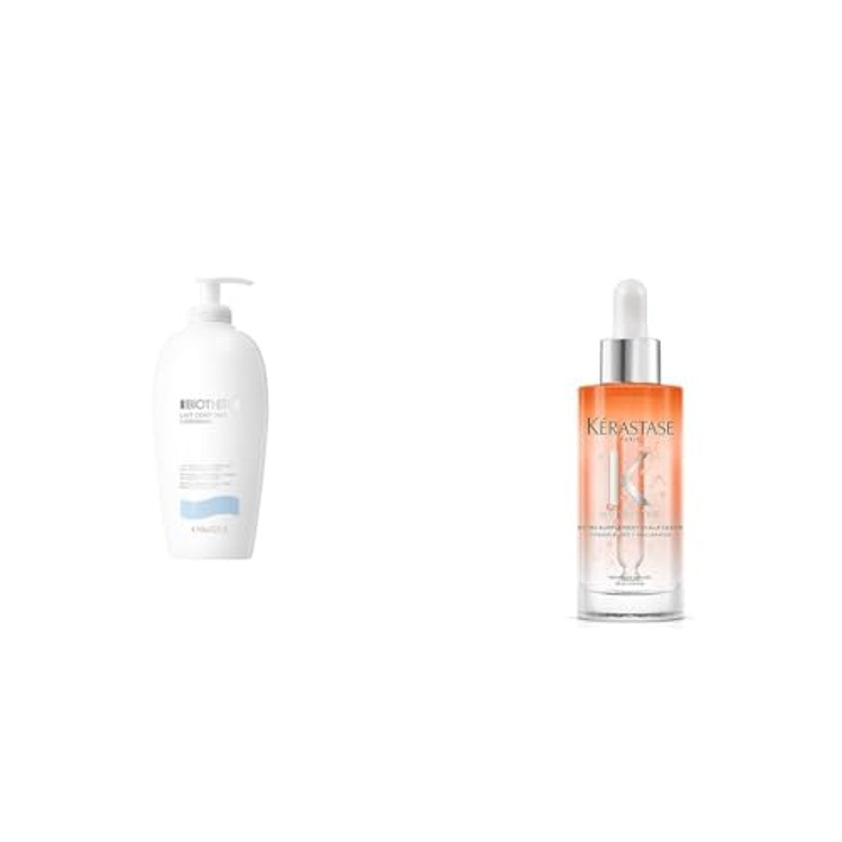 Biotherm x Kérastase Routine Droge Huid Bodylotion & Scalp Serum - 3-pack