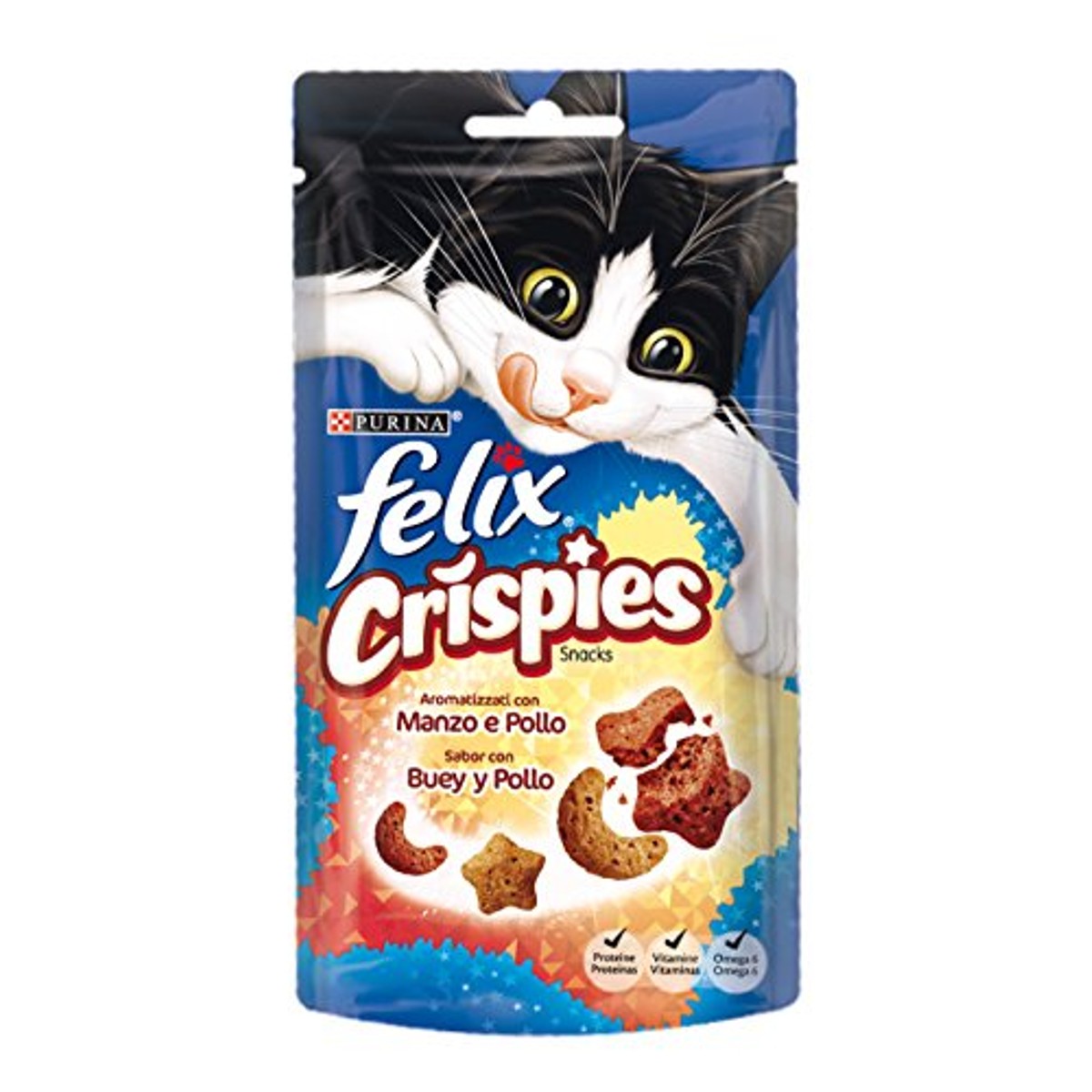 Felix Crispies kattensnack rund & kip 8 x 45 g – foto 2