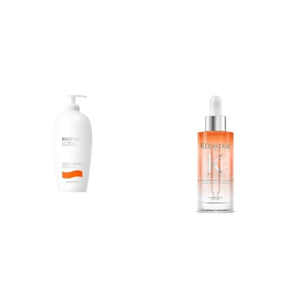 Biotherm x Kérastase Oil Therapy Baume Corps Bodylotion 400 ml & Nutritive Scalp Serum 90 ml - 6-pack