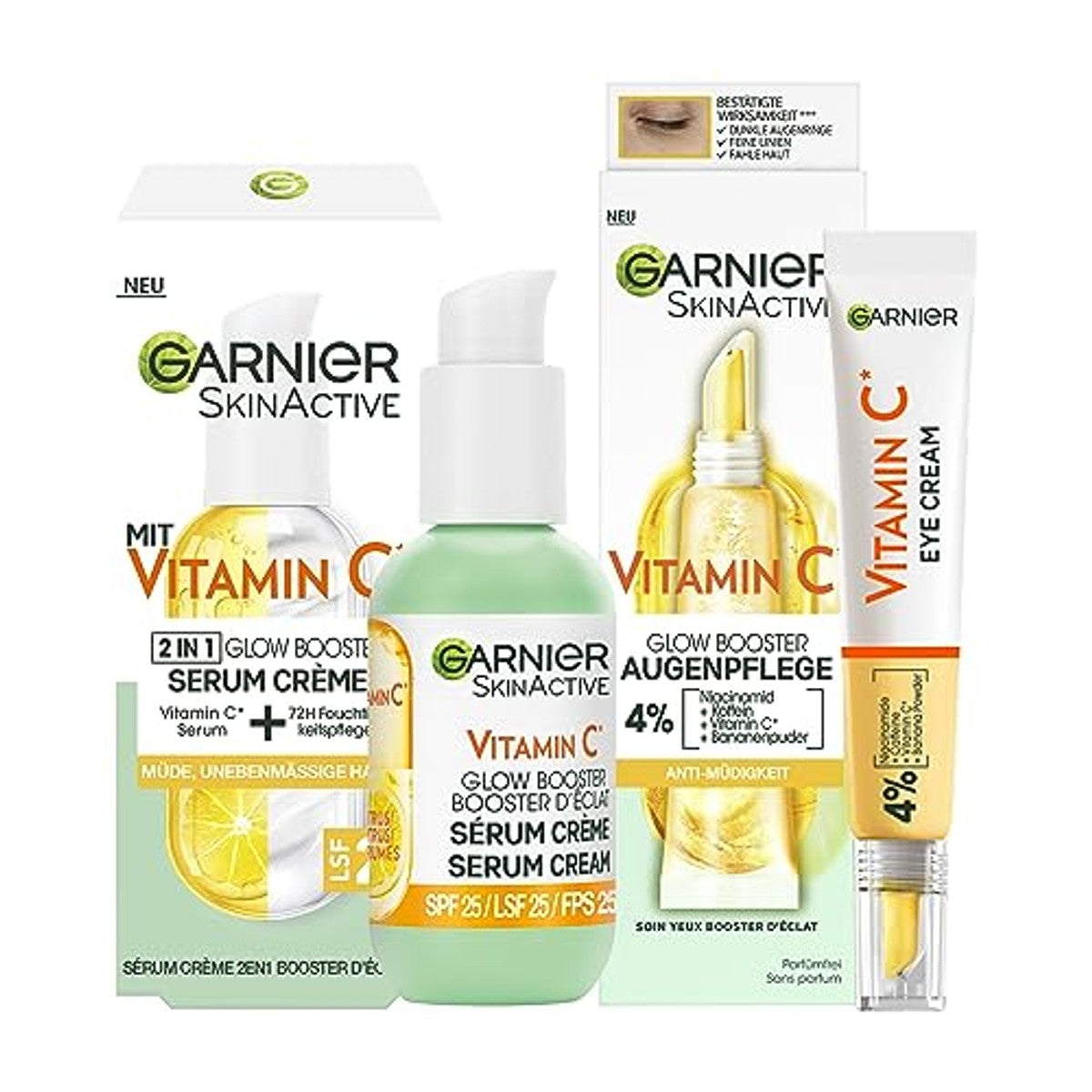 Garnier SkinActive Glow Booster Set Vitamine C 2-delig - 3-pack
