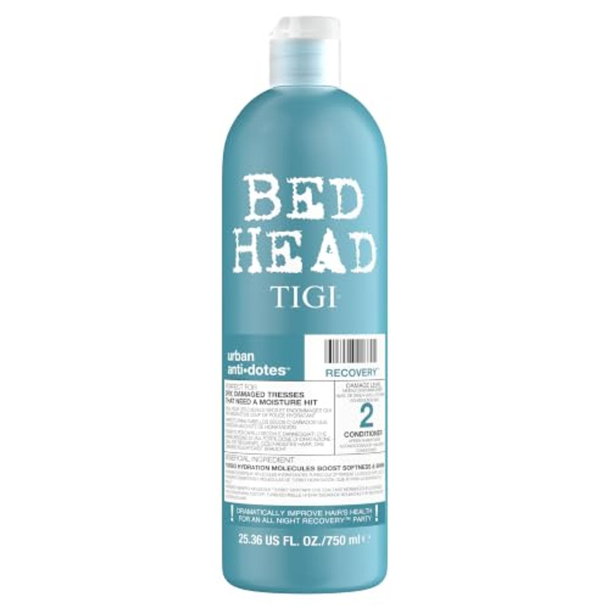 Tigi Bed Head Urban Antidotes Recovery Shappoo, voor beschadigd haar niveau 2 750 ml – TIGI