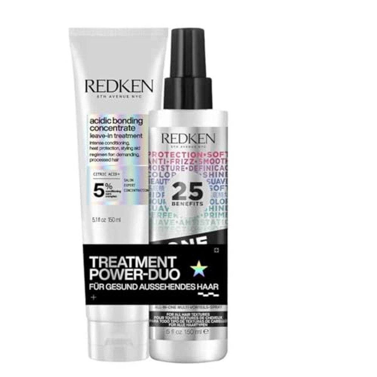 Redken Acidic Bonding Concentrate Leave-In en One United Set 150 ml + 150 ml - 6-pack – foto 2