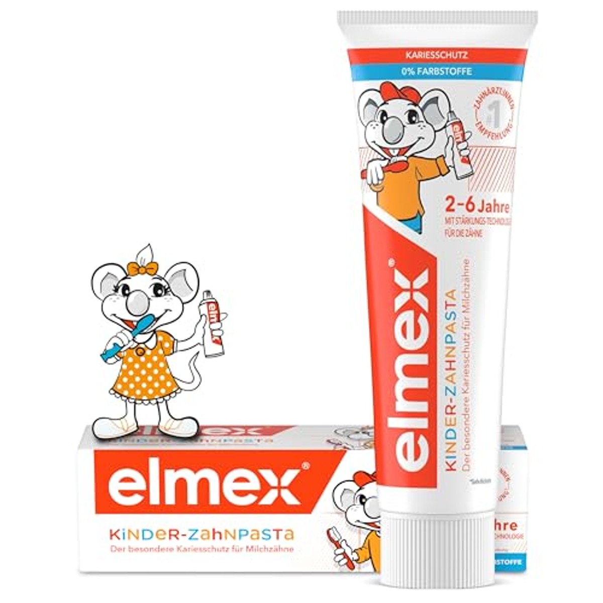 ELMEX Kindertandpasta (als gel), 0-6 jaar, 50 ml – ELMEX