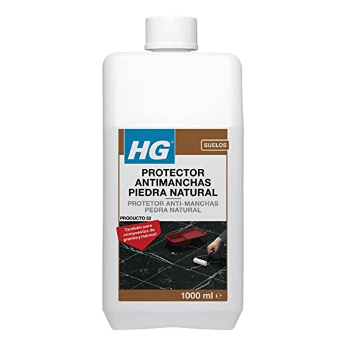 HG Vlekbescherming voor marmer/natuursteen, 1 l – HG
