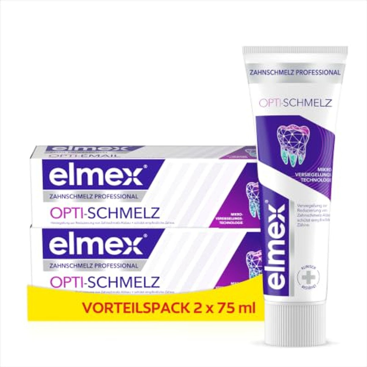 ELMEX Professional Opti-smelt verzegeling & versterking 3 x 75 ml - Voordeelverpakking