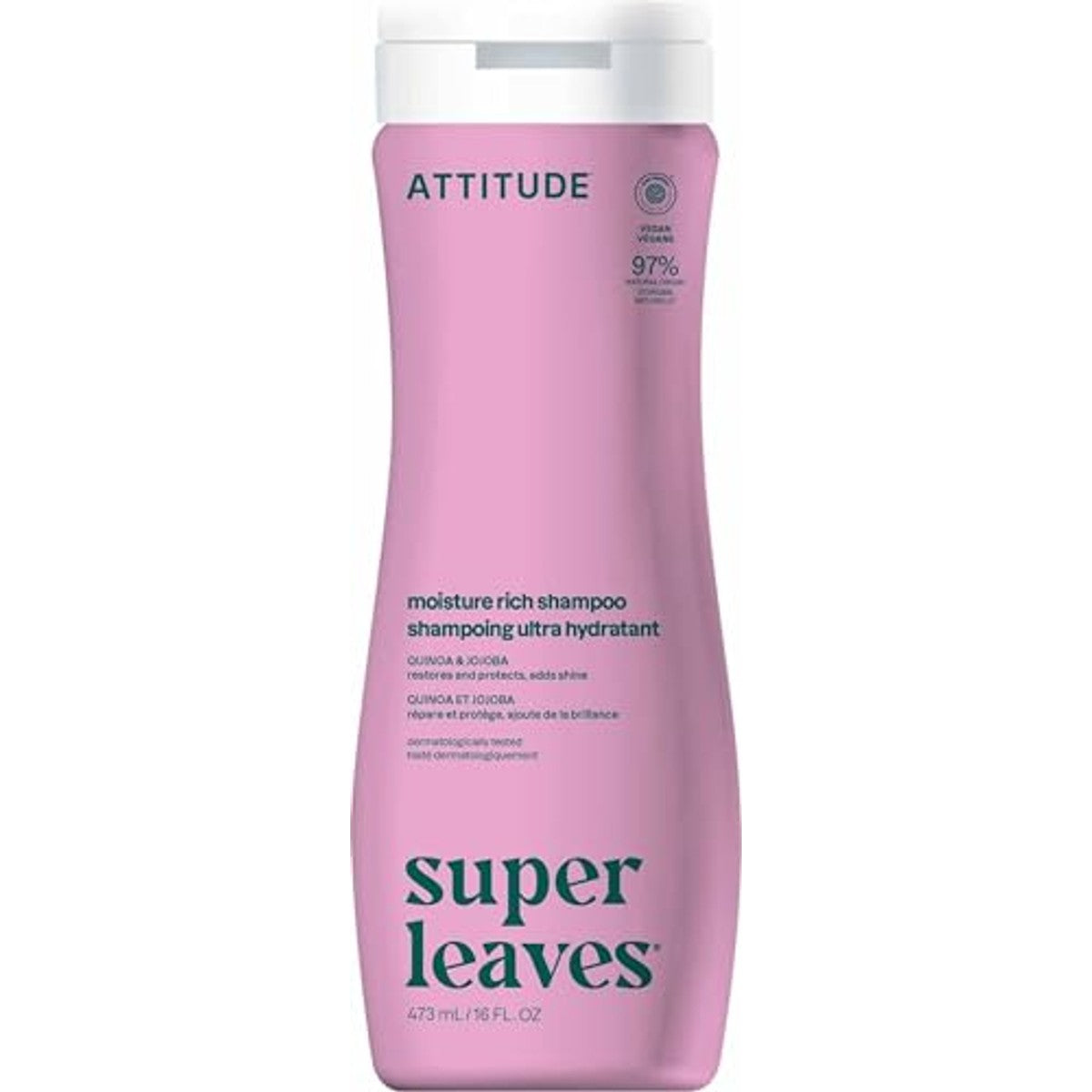 Attitude Hydraterende Haarshampoo Quinoa en Jojoba 473 ml - 6-pack