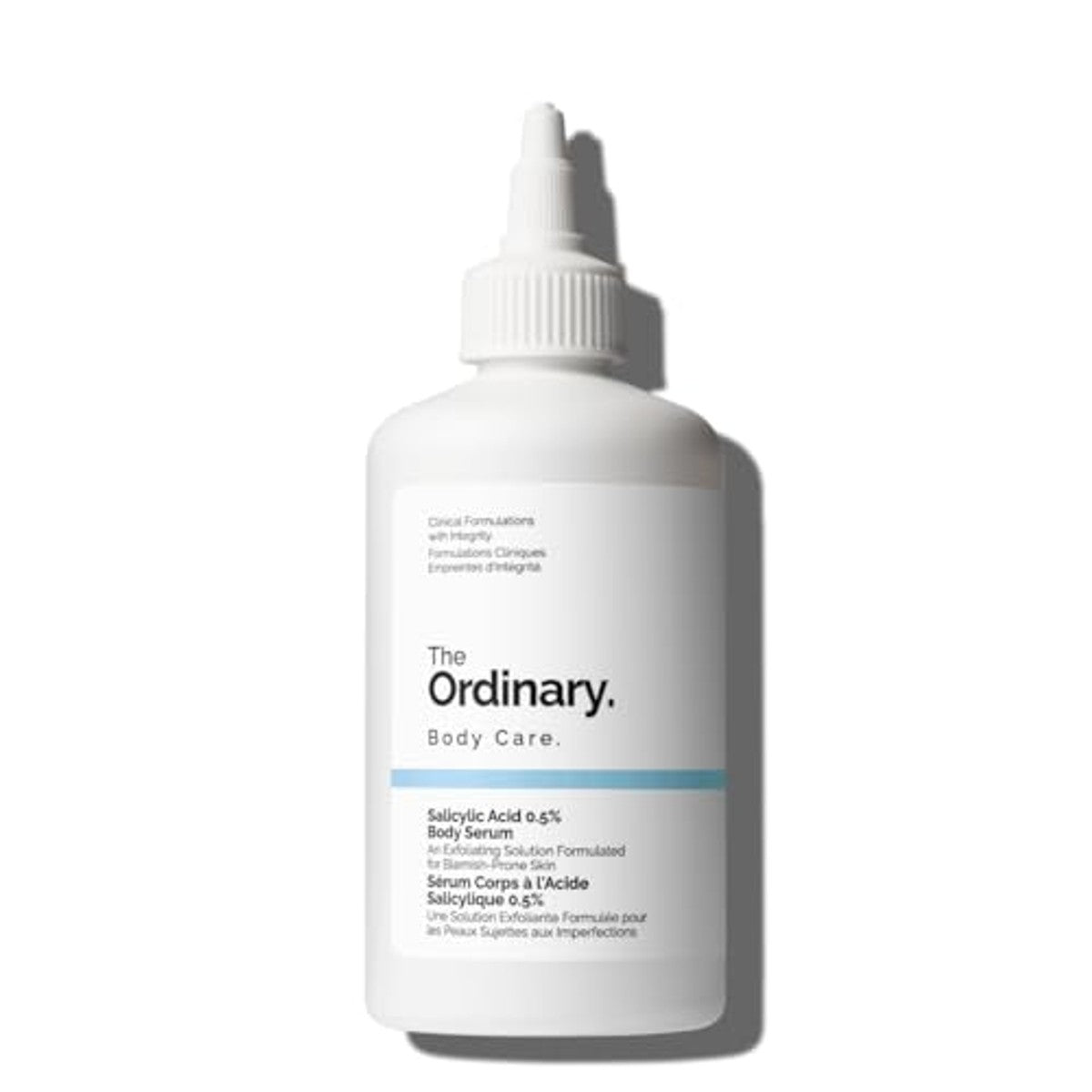 The Ordinary Salicylic Acid 0,5% Body Serum, lichaamsserum met salicylzuur, scrubbehandeling voor onzuiverheden gevoelige huid, 240 ml