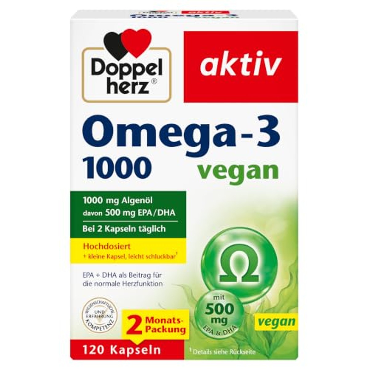 Doppelherz Omega-3 1000 veganistisch – Doppelherz