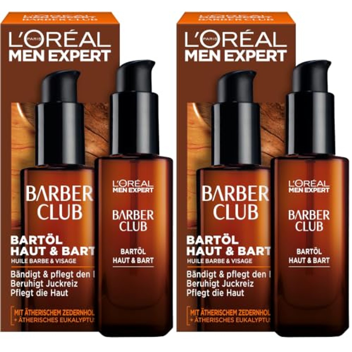 L'Oréal Men Expert Barber Club Baardolie 3 x 30 ml - Voordeelverpakking