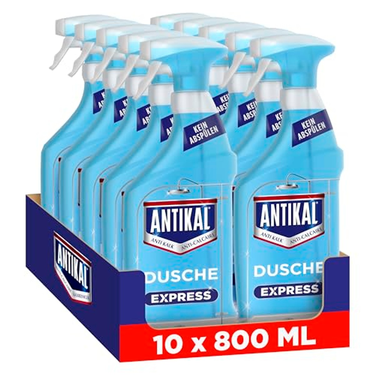 Antikal Kalkreiniger badkamer 10 x 800 ml – Antikal