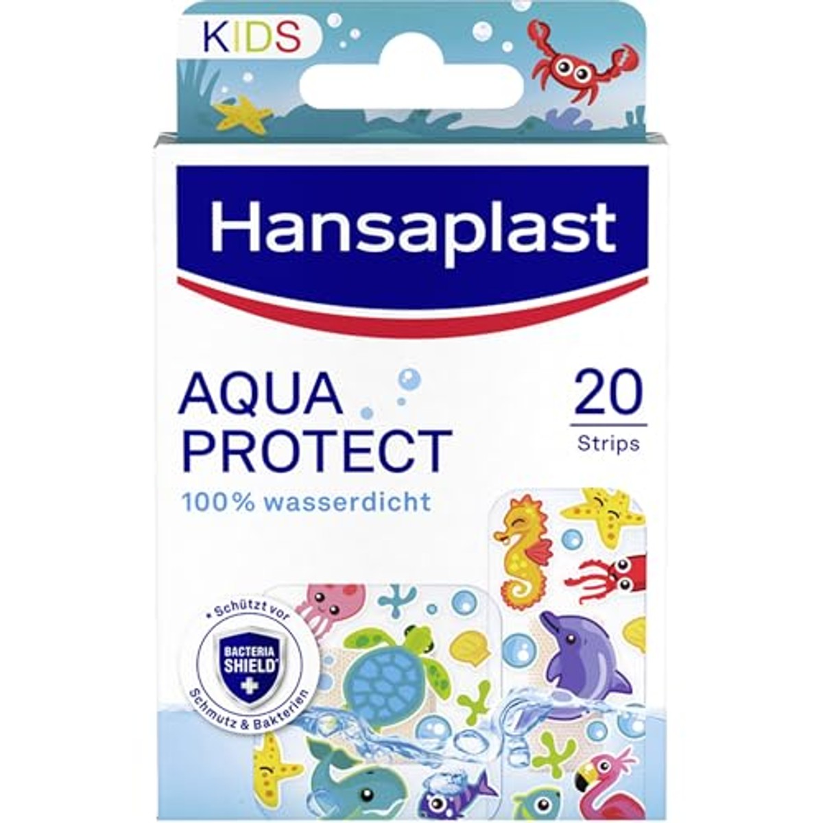 Hansaplast Aqua Protect kinderpleister 20 strips - 3-pack