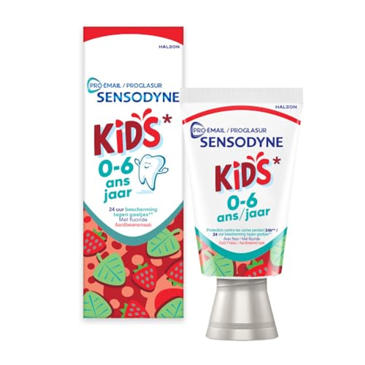 Sensodyne Proglazuur Kids 0-6 Tandpasta 3 x 50 ml - Voordeelverpakking