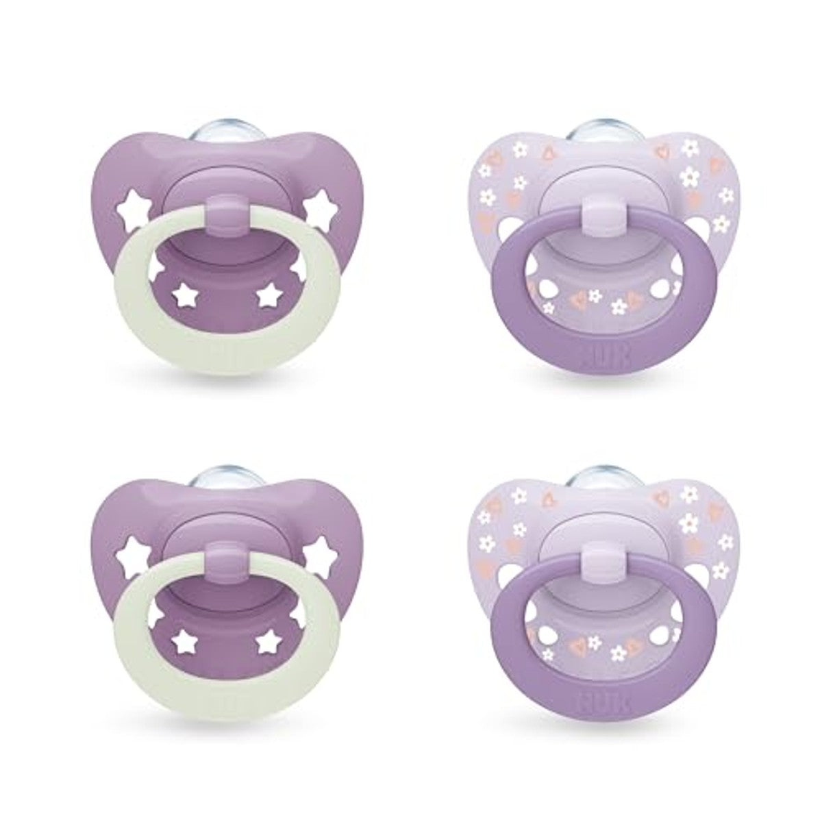 NUK First Choice Classic Day & Night Babyfopspeen 0-6 maanden 4 stuks – foto 2