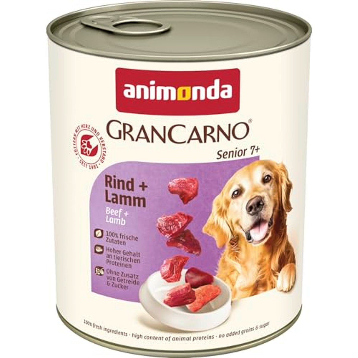 Animonda GranCarno senior hondenvoer, natte voeding voor oudere honden vanaf 7 jaar, verschillende soorten en maten. – Grancarno