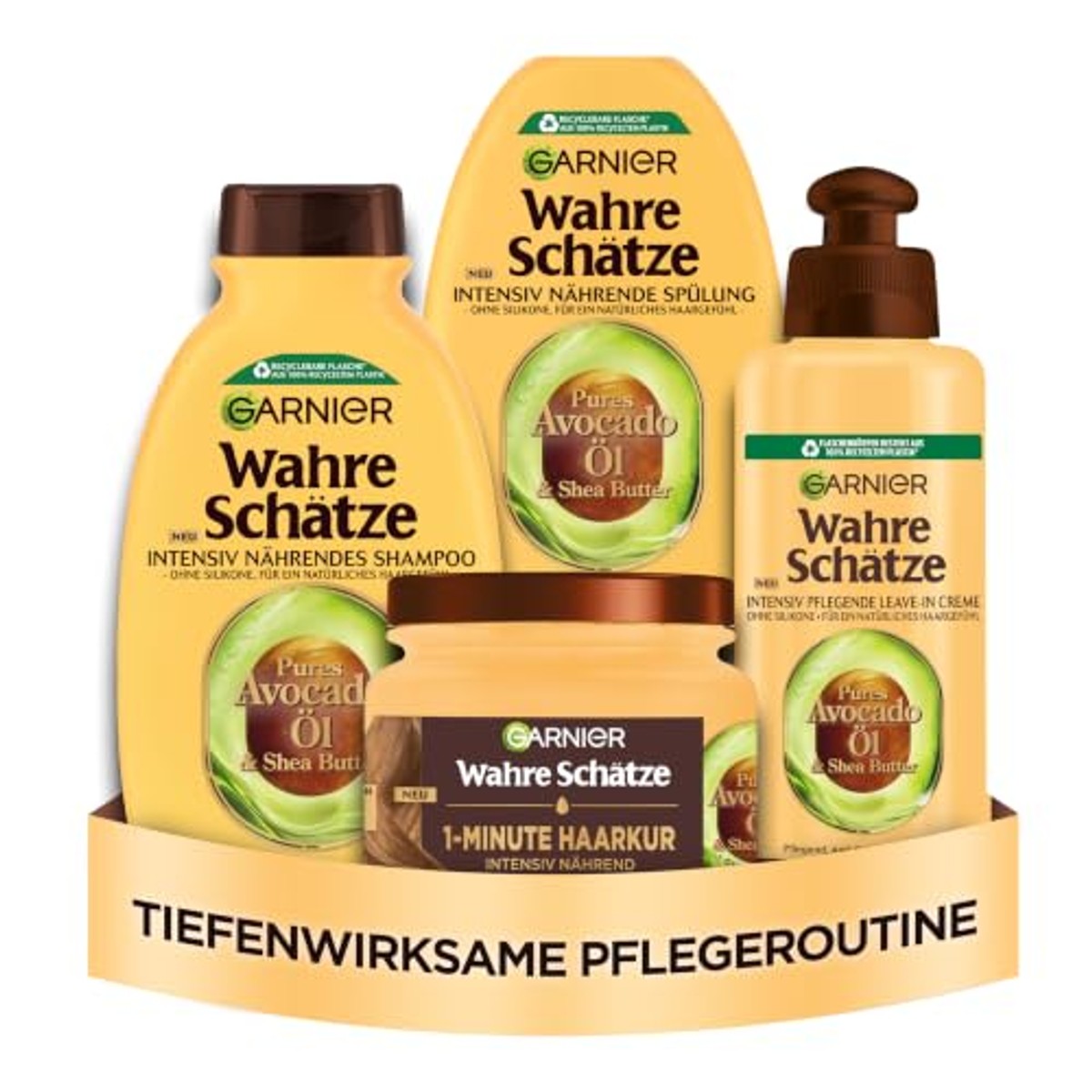 Garnier Verzorgingsset 300 ml + 250 ml + 340 ml + 6 x 200 ml - Voordeelverpakking