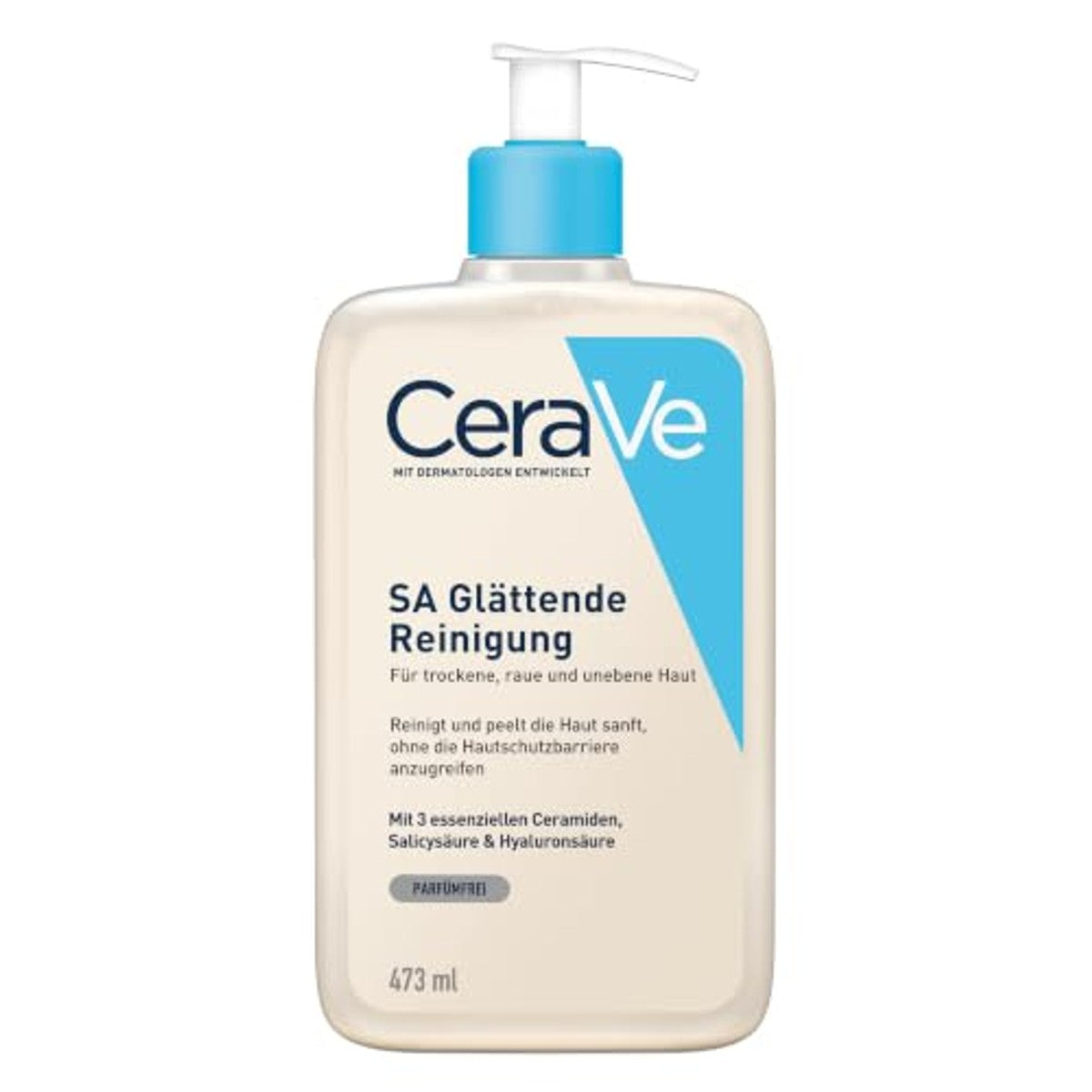 CeraVe SA Gladmakende Reiniging voor Droge, Ruwe en Oneffen Huid 473 ml