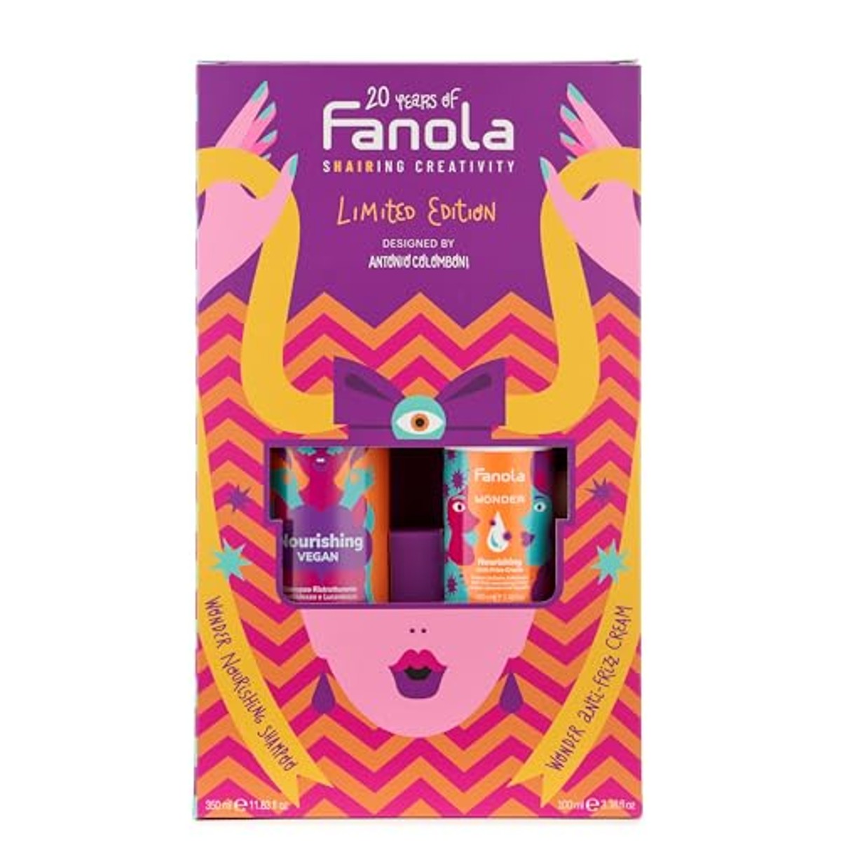 Fanola Limited Edition Wonder Nourishing Kit 350+100 ml - 3-pack