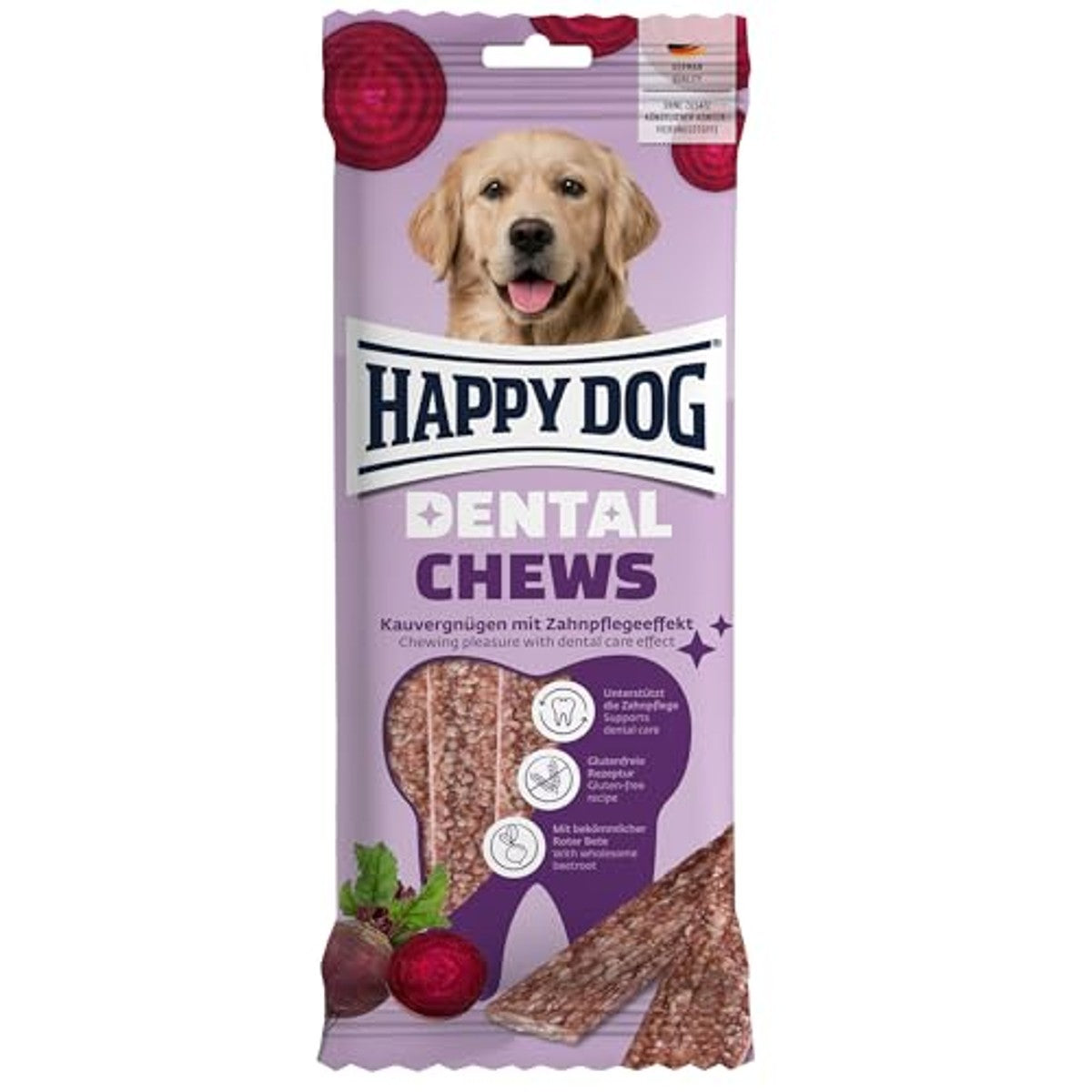 Happy Dog Dental Snacks Dental Chews (195 g): 5 Stück pro Packung – Happy Dog
