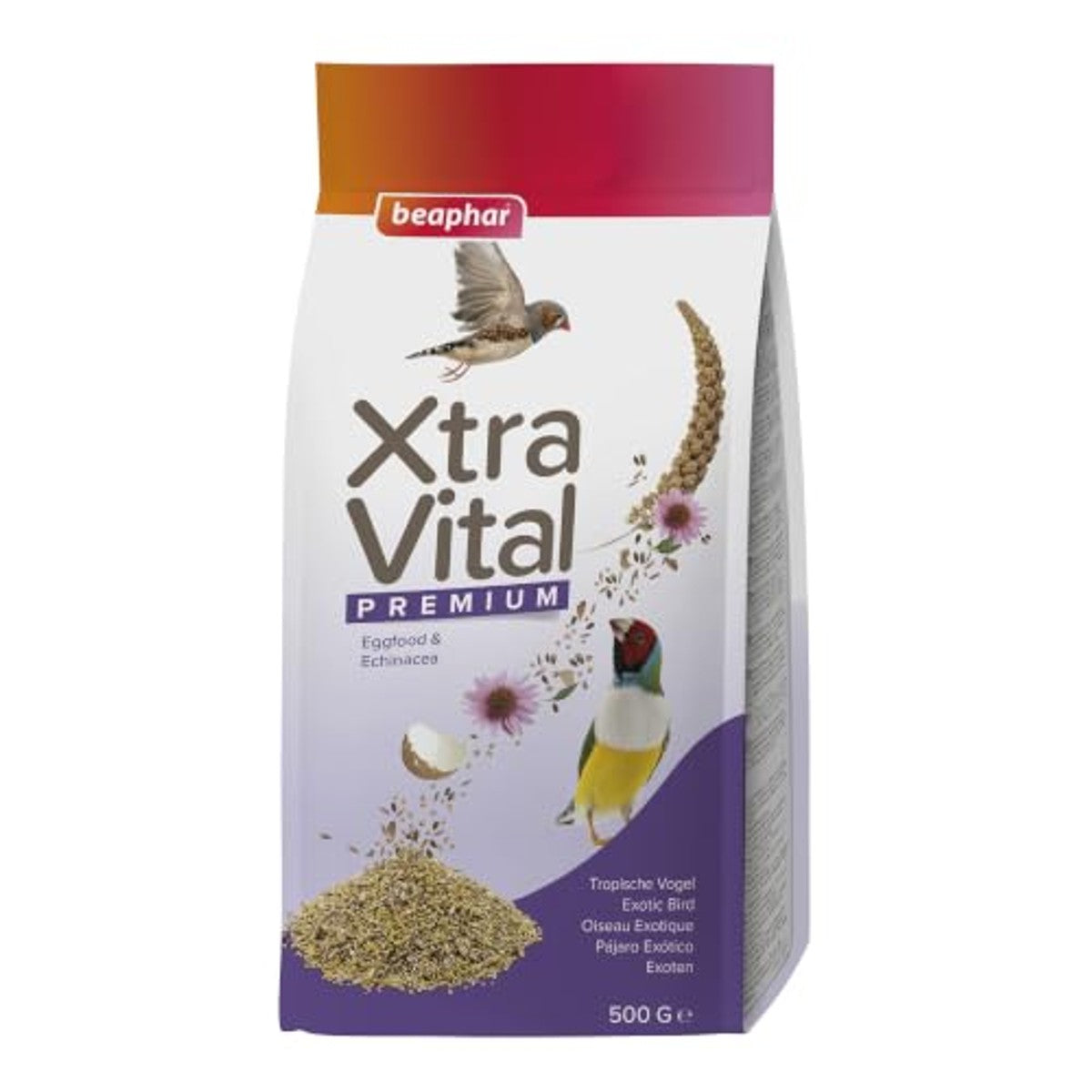 Beaphar XtraVital Exoten vogelvoer 500 g - 3-pack