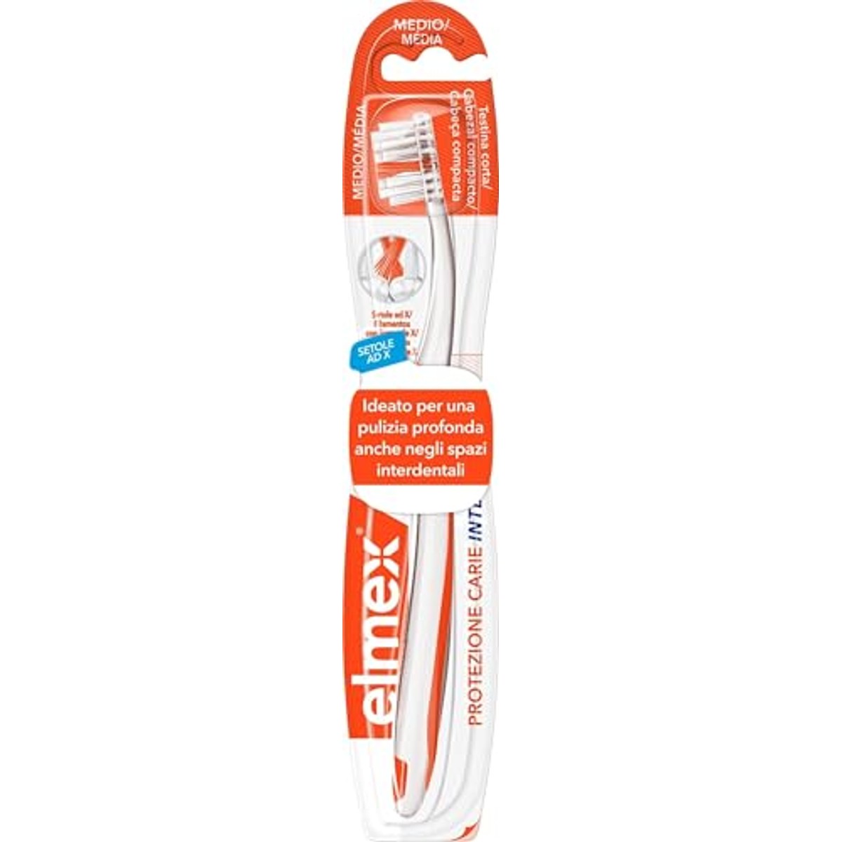 ELMEX Protection Carie InterX Dieptereiniging medium Oranje – Colgate