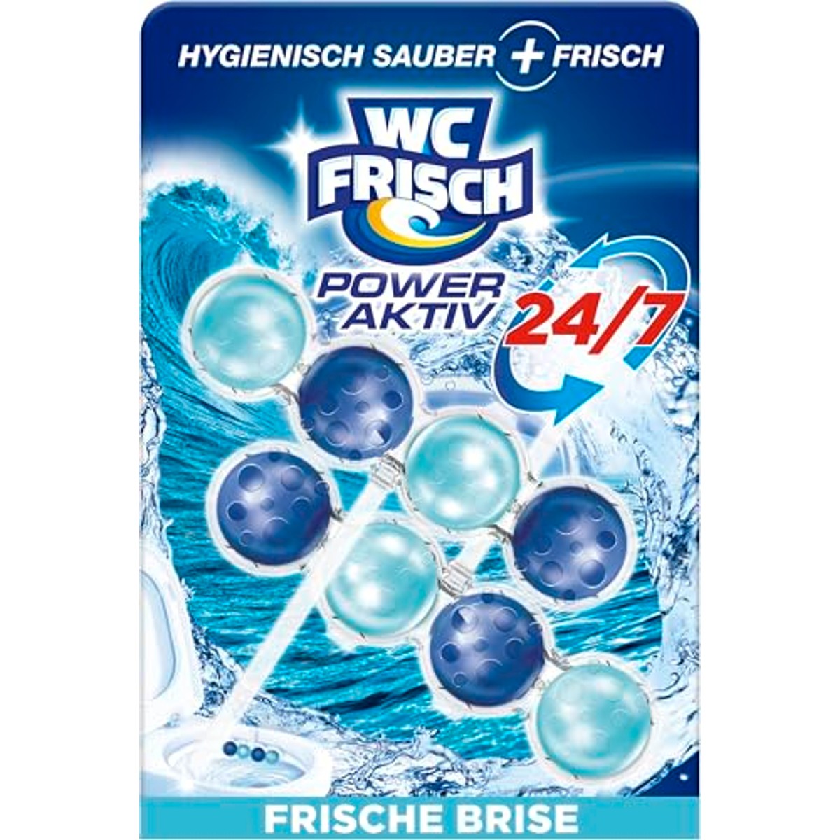 WC-Frisch Kraft Actief geurspoeler frisse bries 2 x 50 g – WC-Frisch