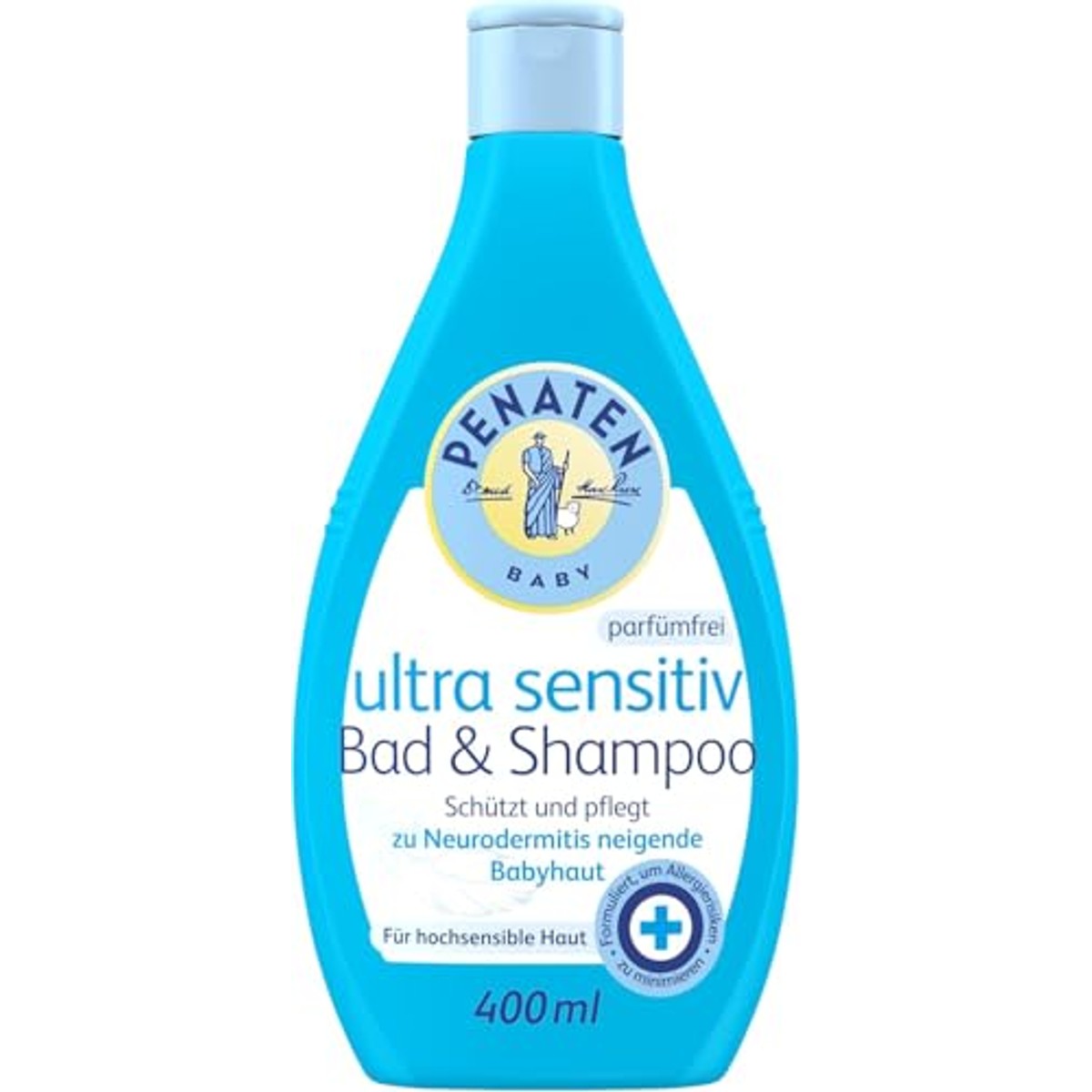 Penaten Ultra Sensitive bad & shampoo 6 x 400 ml - Voordeelverpakking