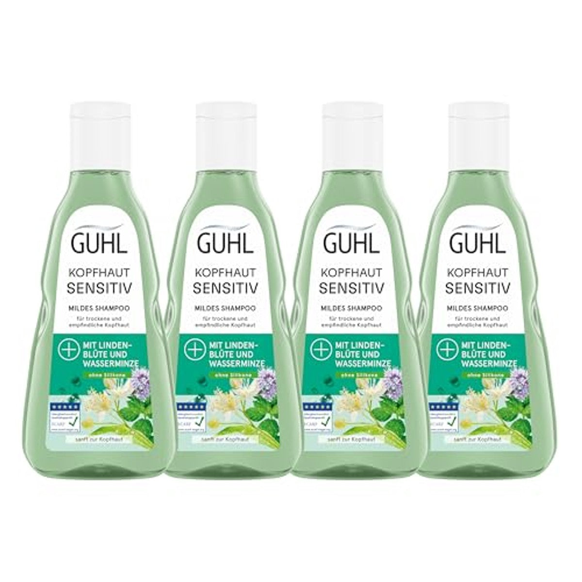 Guhl Hoofdhuid Sensitiv Shampoo 4-pack 4 x 250 ml – Guhl