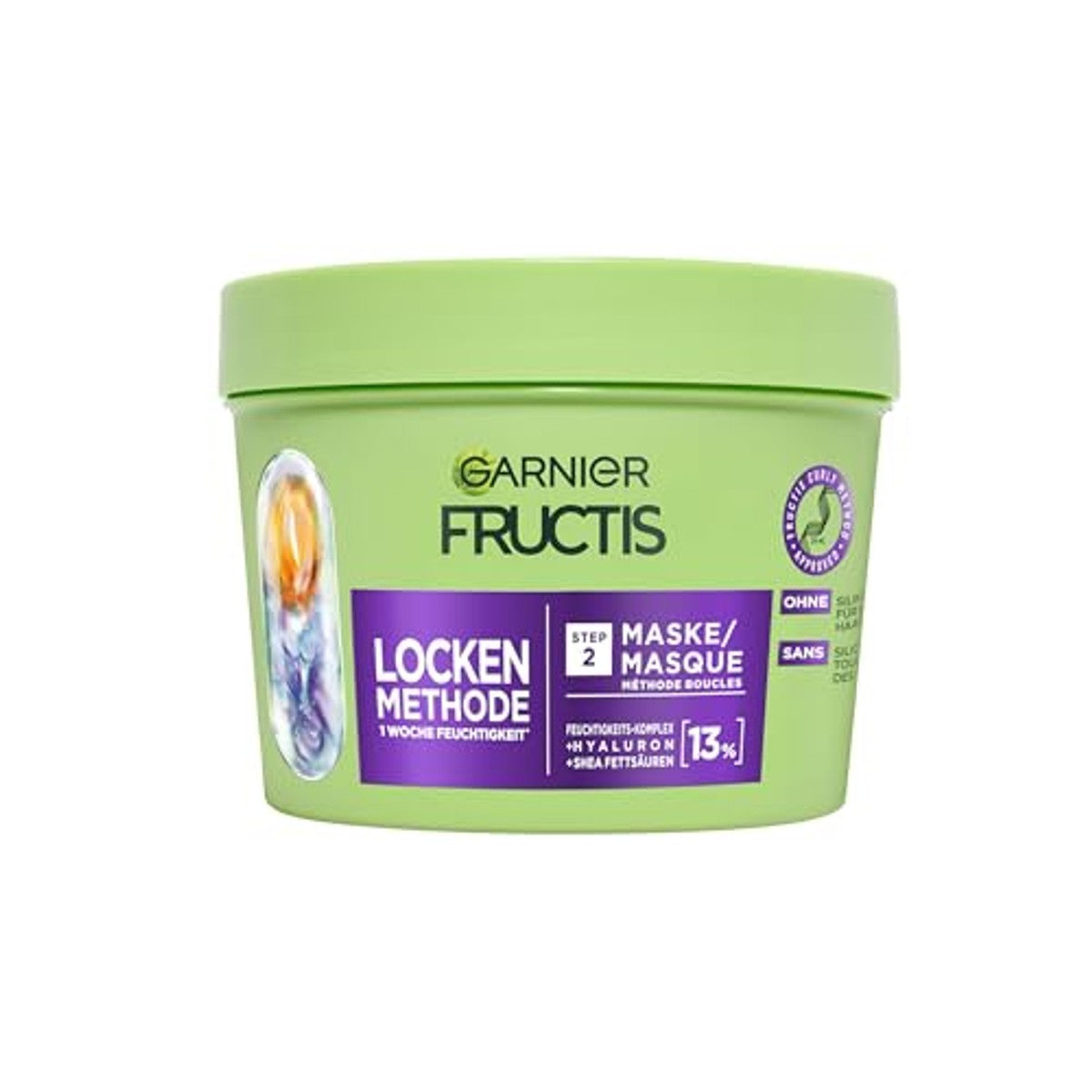 Garnier Fructis Krullende Methode Haarmasker 3 x 370 ml - Voordeelverpakking