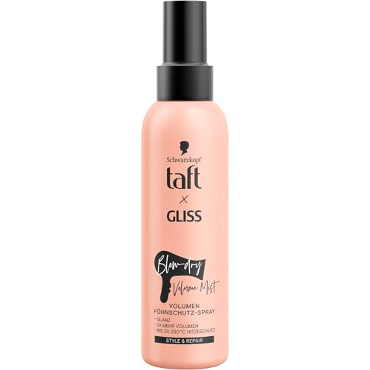 TAFT x Gliss Volume Blow-dry Volume Mist 3 x 150 ml - Voordeelverpakking