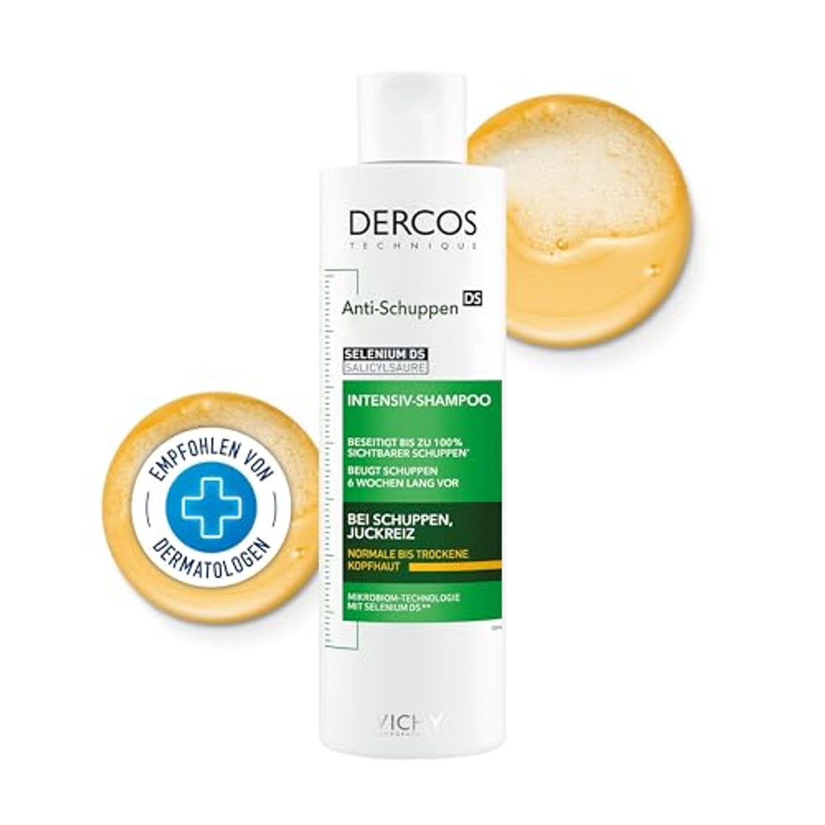 Vichy Dercos Anti-roos Verzorgende Shampoo voor Droge Hoofdhuid 200 ml - 6-pack