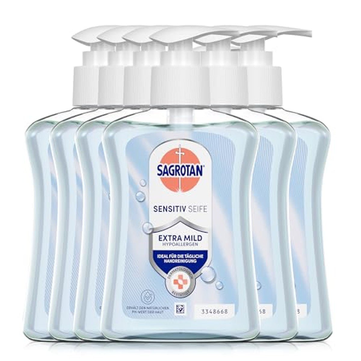 Sagrotan Handzeep Sensitiv 6 x 250 ml – Sagrotan