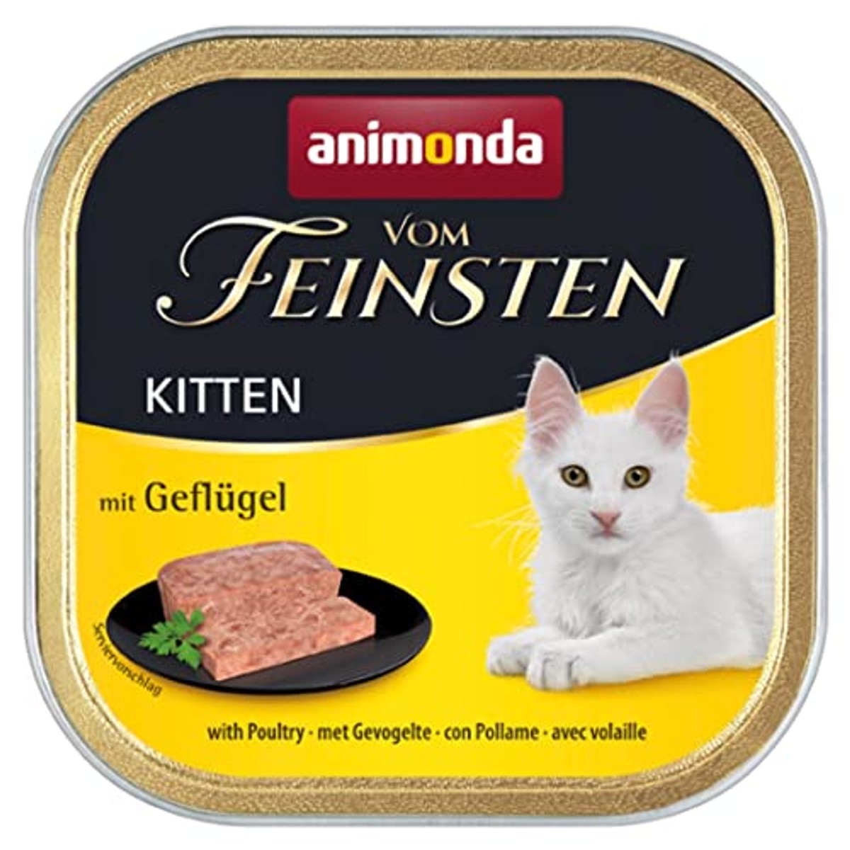 Animonda Vom Feinsten Kitten kattenvoer Gevogelte 32 x 100 g - 6-pack